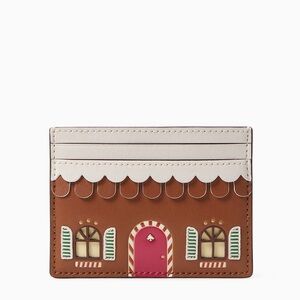 Kate Spade Gingerbread House Card Holder